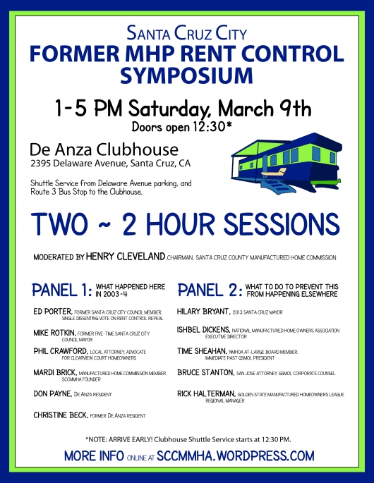 Rent Control Symposium Poster